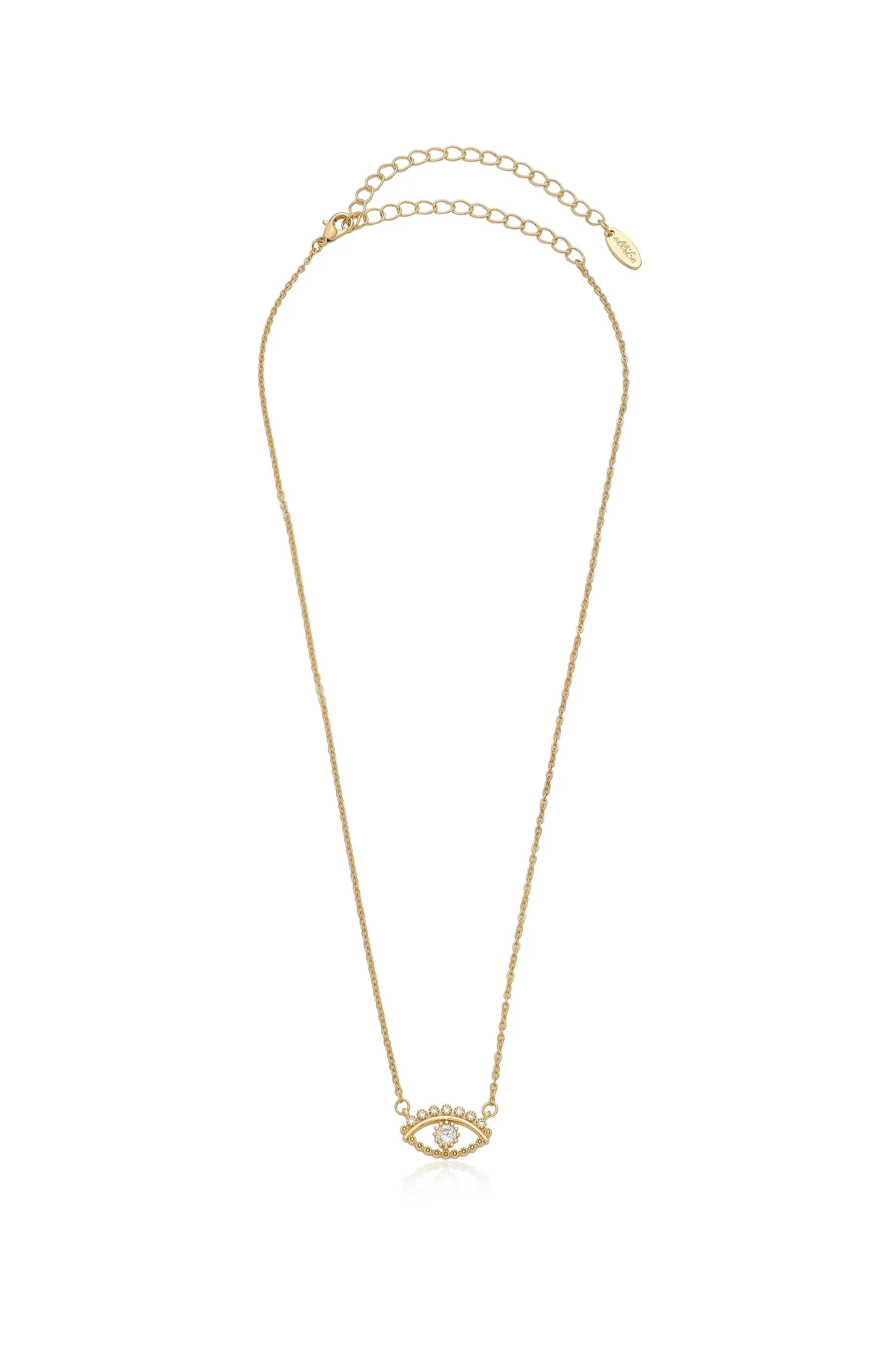 All Knowing Eye Crystal Necklace by Ettika sold by Beach Bunny product image thumbnail 3