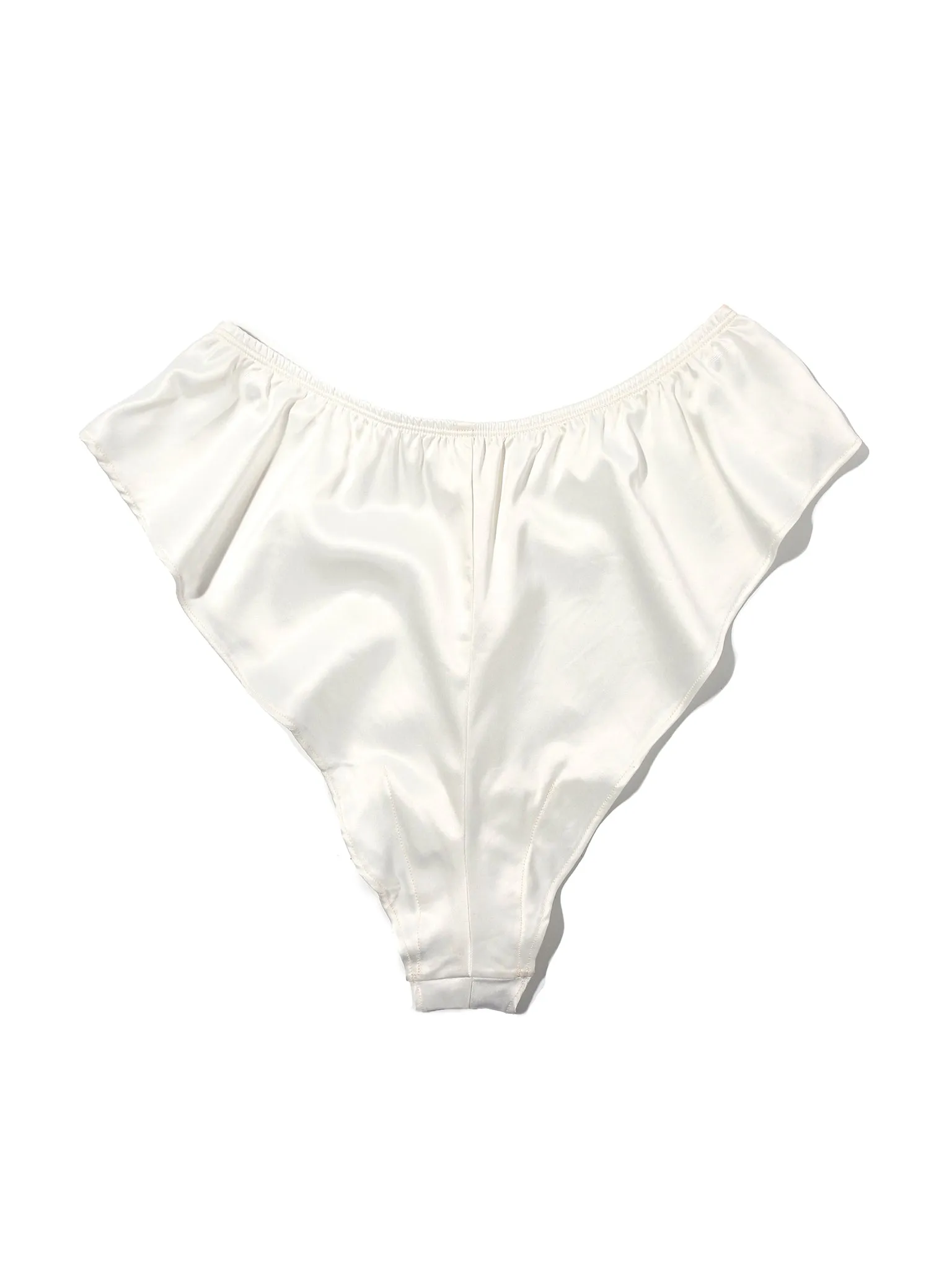 Satin Sleep Flutter Tanga Light Ivory sold by Beach Bunny product image thumbnail 5