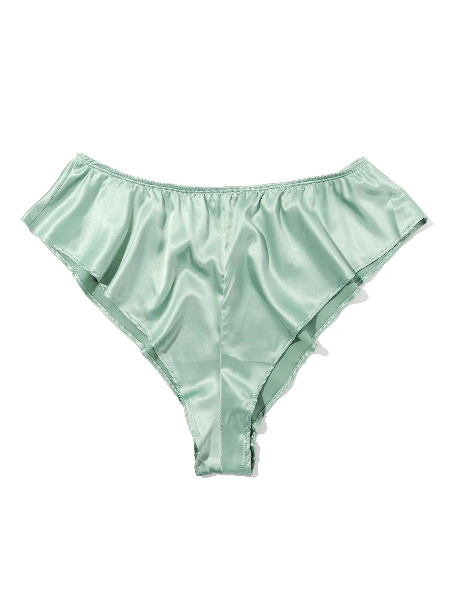 Satin Sleep Flutter Tanga Green Tea sold by Beach Bunny product image thumbnail 4