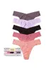 5 Pack Signature Lace® Original Rise Thongs In Printed Box Ballet Pink sold by Beach Bunny