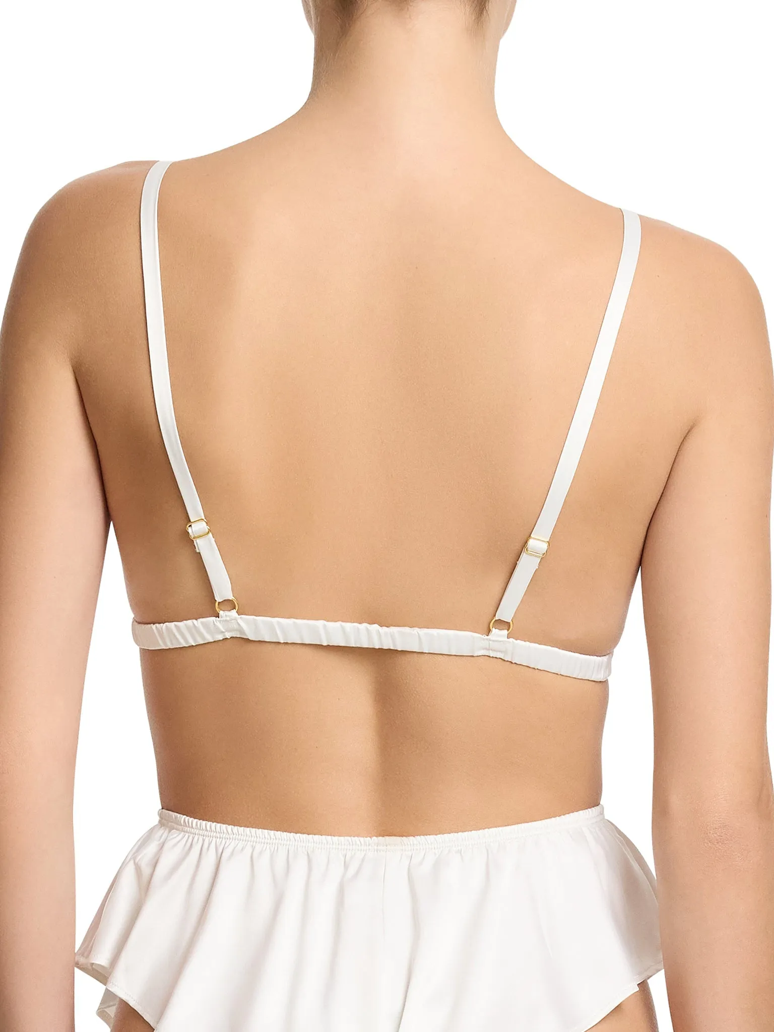 Satin Sleep Fashion Bralette Light Ivory sold by Beach Bunny product image thumbnail 3