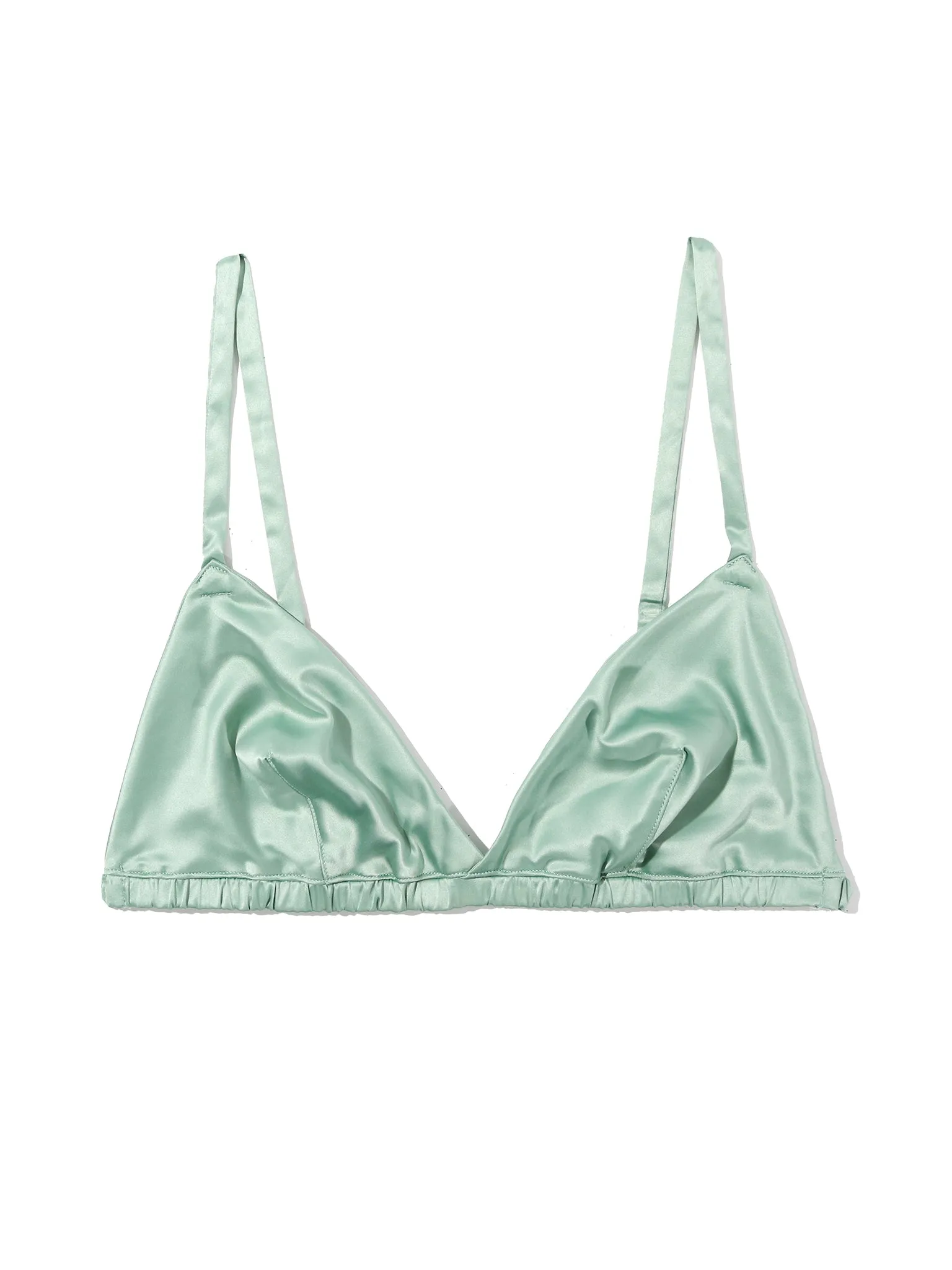 Satin Sleep Fashion Bralette Green Tea sold by Beach Bunny product image thumbnail 4
