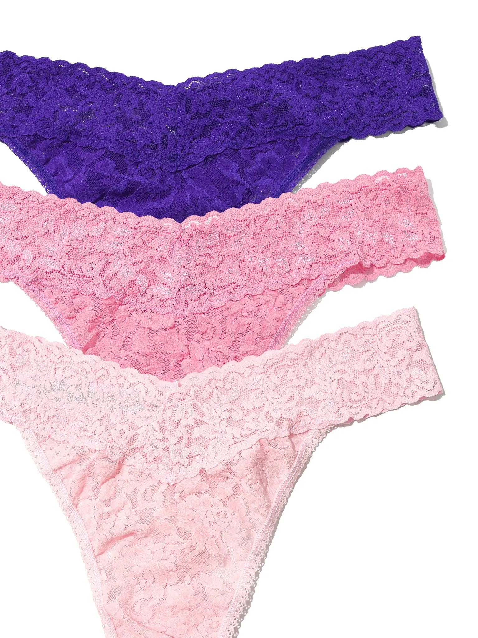 3 Pack Signature Lace® Original Rise Thongs In Printed Box Lipgloss sold by Beach Bunny product image thumbnail 2