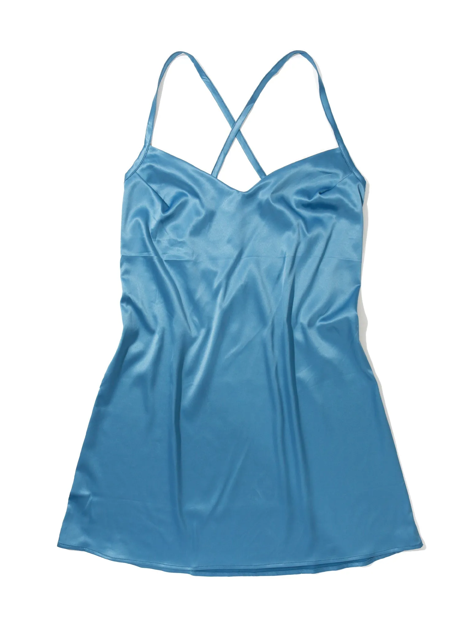 Satin Sleep Chemise Bath Time Blue sold by Beach Bunny product image thumbnail 3