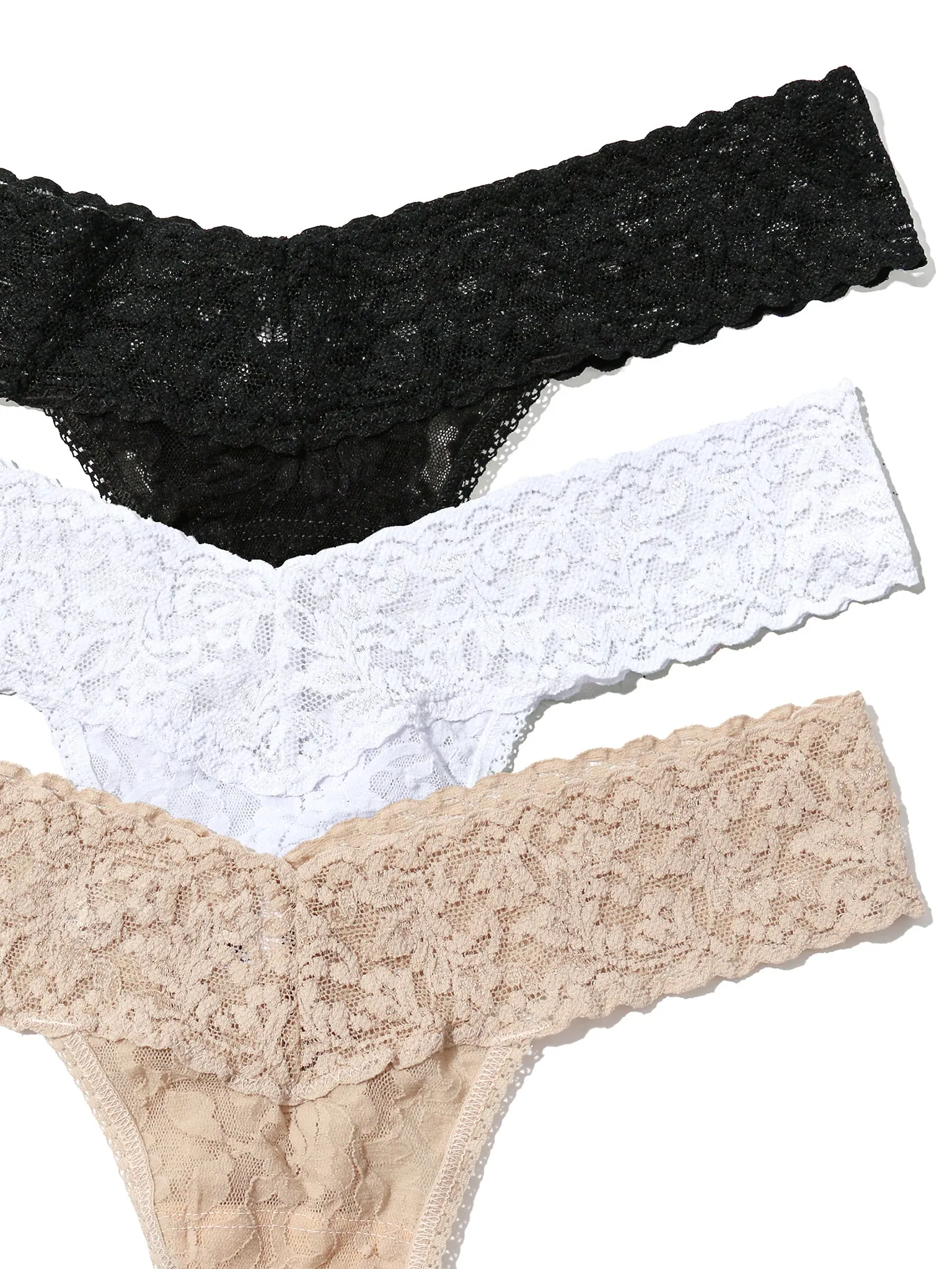 3 Pack Signature Lace® Low Rise Thongs sold by Beach Bunny product image thumbnail 3