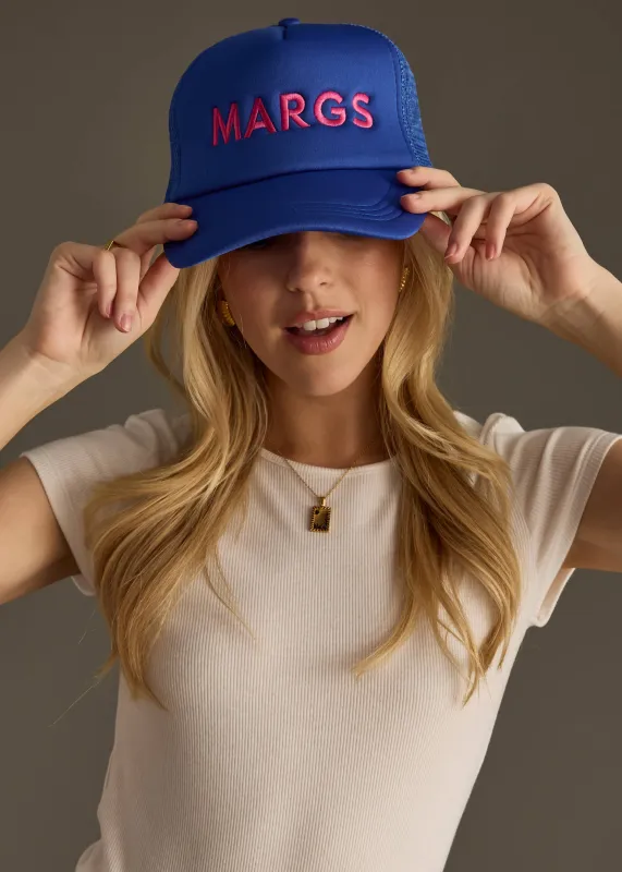 Panache Apparel Co. - Margs Trucker Hat - Blue sold by Beach Bunny