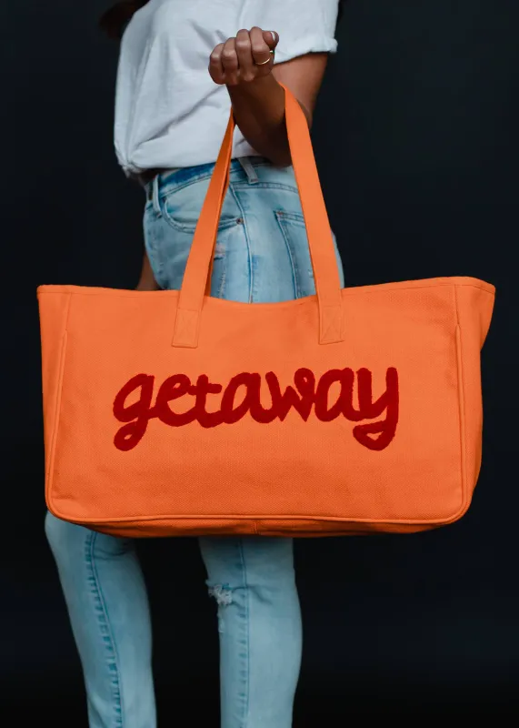 Panache Apparel Co. - Getaway Tote - Orange sold by Beach Bunny