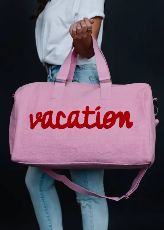 Panache Apparel Co. - Vacation Duffel - Light Pink sold by Beach Bunny
