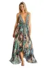Beaded Luxe Halter Maxi by La Moda - Black & Teal sold by Beach Bunny