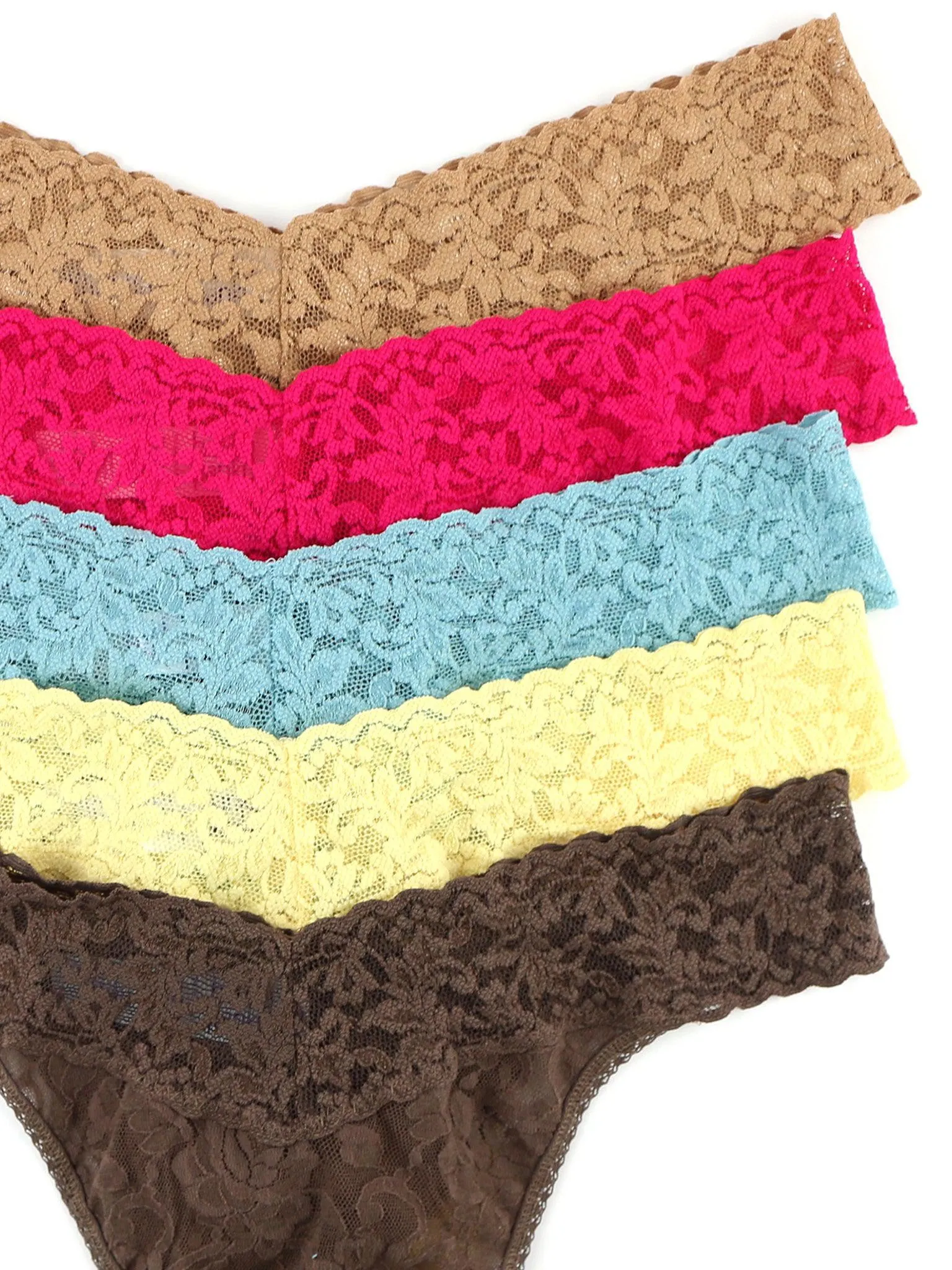 5 Pack Signature Lace Original Rise Thongs sold by Beach Bunny product image thumbnail 2