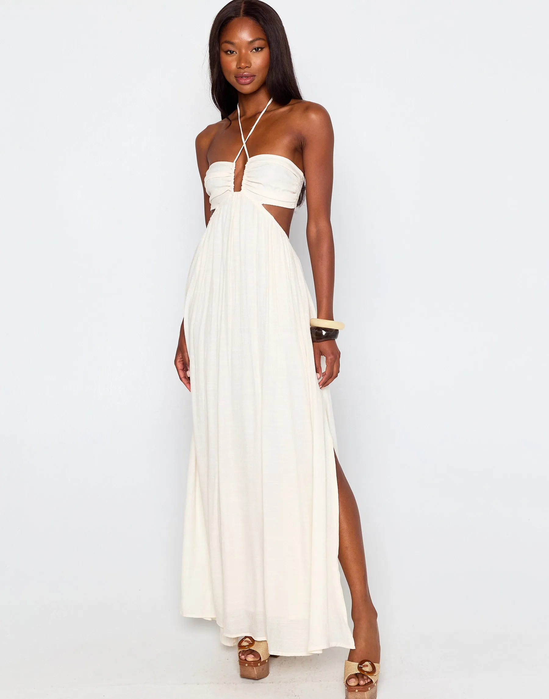 Ava Maxi Dress by Summer Haus - White sold by Beach Bunny product image thumbnail 2