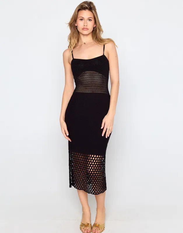 Sunset Breeze Dress by Summer Haus - Black sold by Beach Bunny