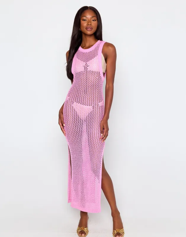 Tropical Temptation Maxi by Summer Haus - Pink sold by Beach Bunny