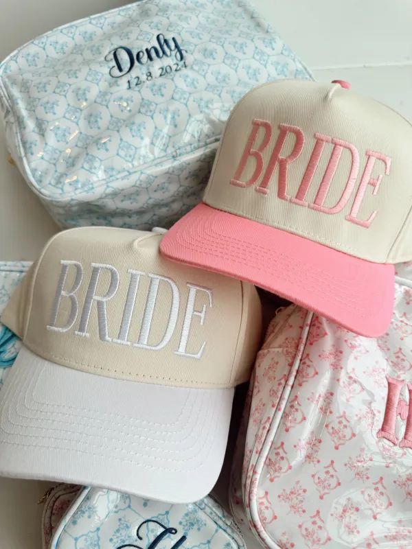 Bride - Vintage Trucker Hat by KenzKustomz sold by Beach Bunny