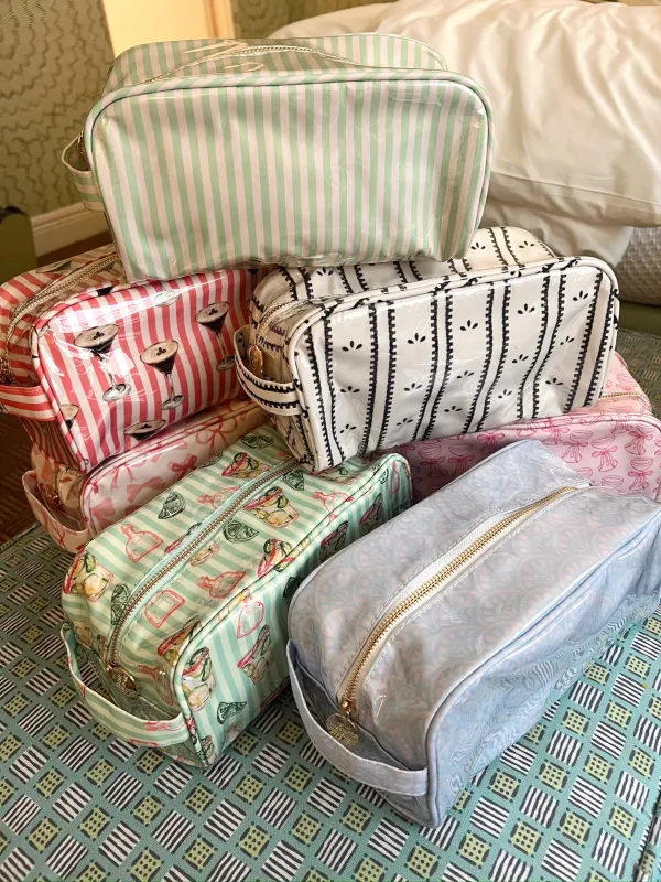 Clear Coat Toiletry Dopp Kit sold by Beach Bunny