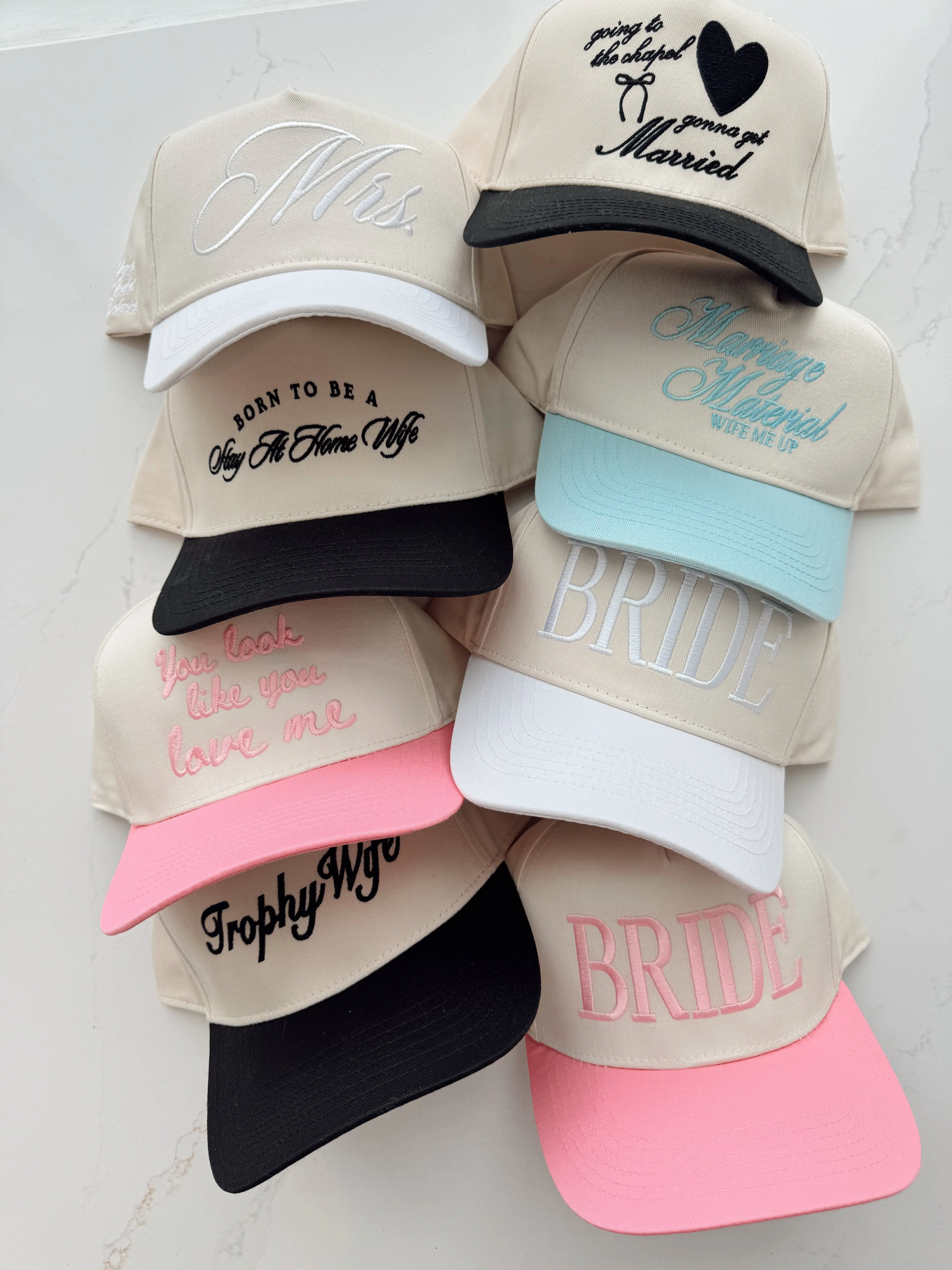 Marriage Material - Blue Vintage Trucker Hat sold by Beach Bunny product image thumbnail 4