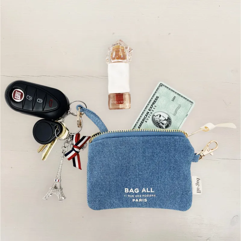 Mini Trinket Pouch, Denim sold by Beach Bunny