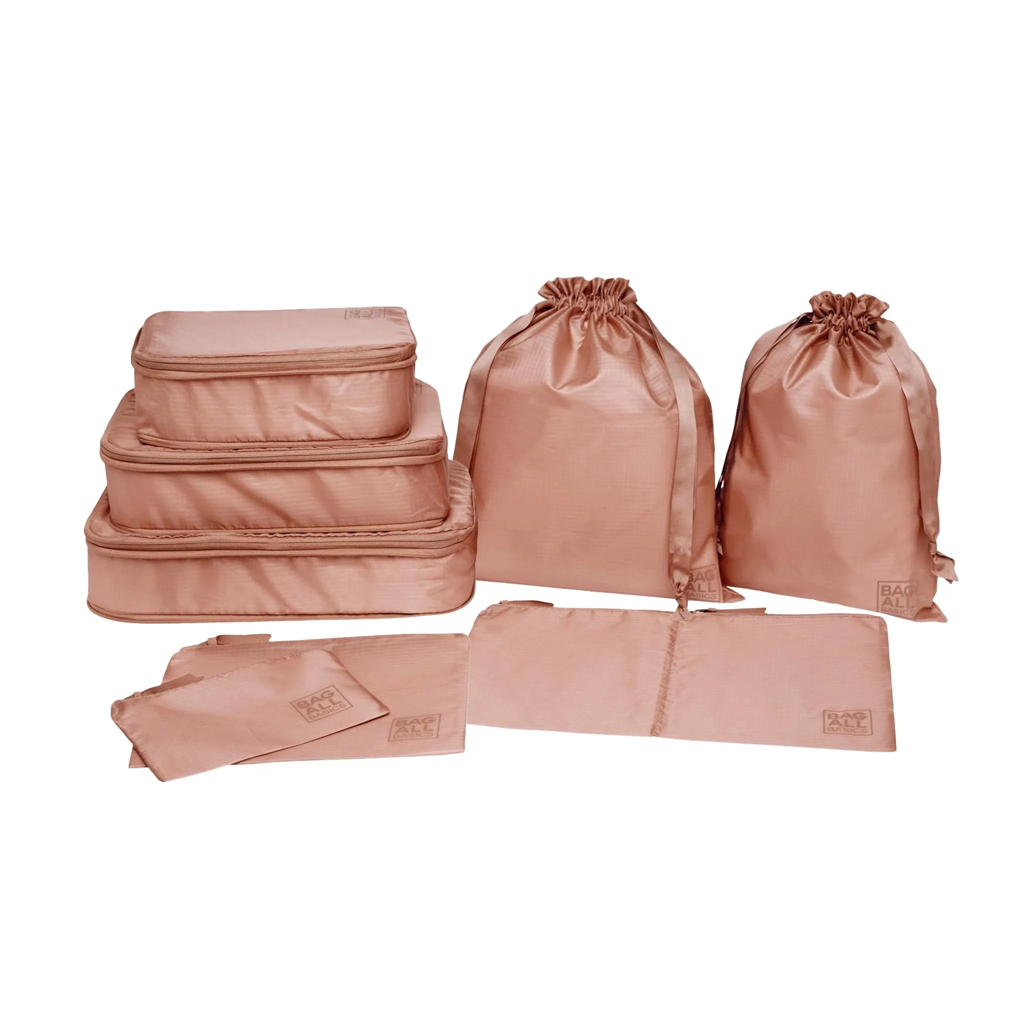 Compression Cubes & Packing Bags Set, 8-pack, Pink/Blush sold by Beach Bunny product image thumbnail 2