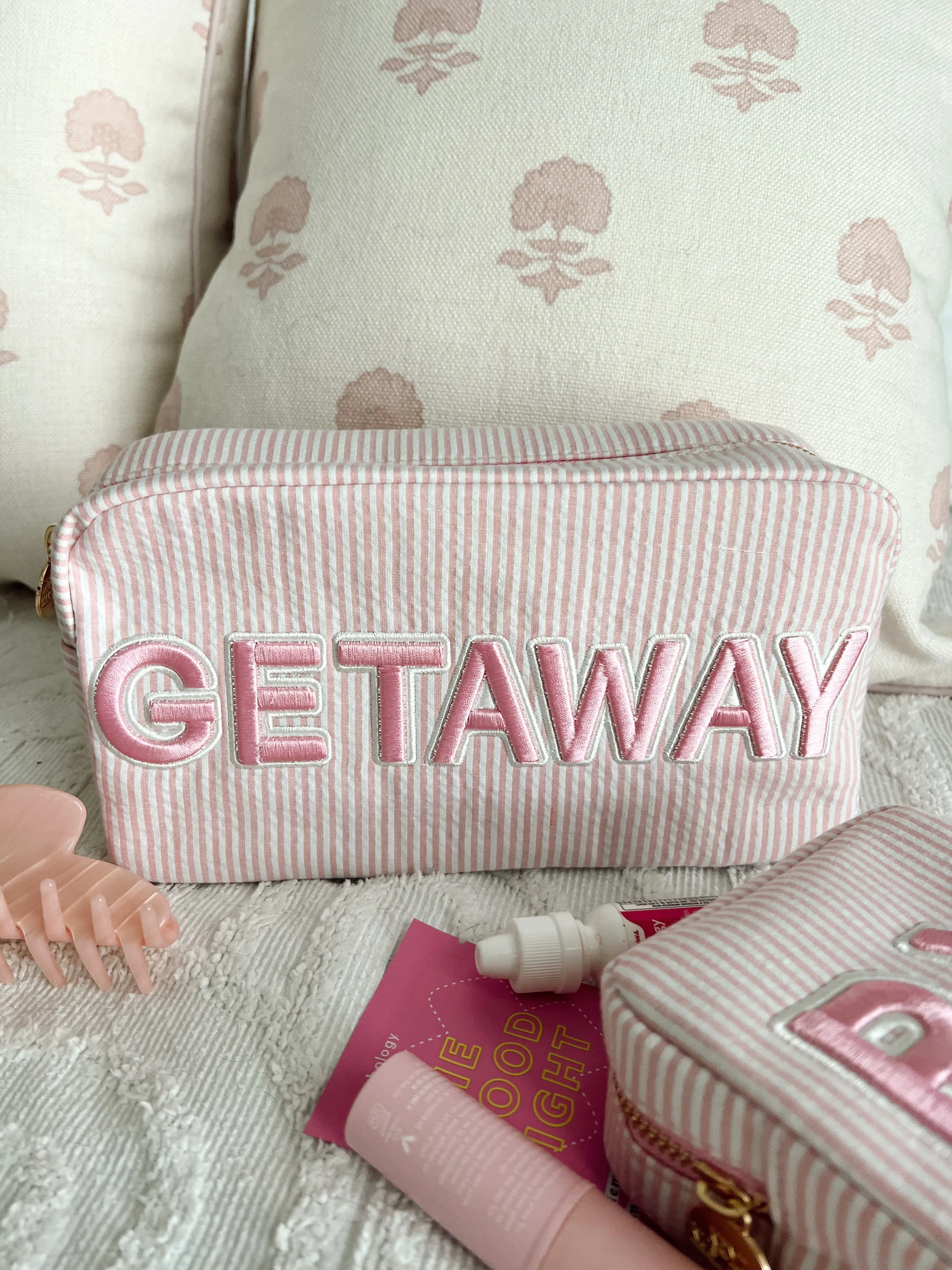 Getaway Large - Pink Stripe by KenzKustomz sold by Beach Bunny product image thumbnail 2