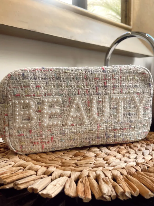 Beauty Large - White Tweed sold by Beach Bunny