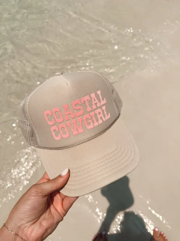 Coastal Cowgirl Trucker Hat sold by Beach Bunny