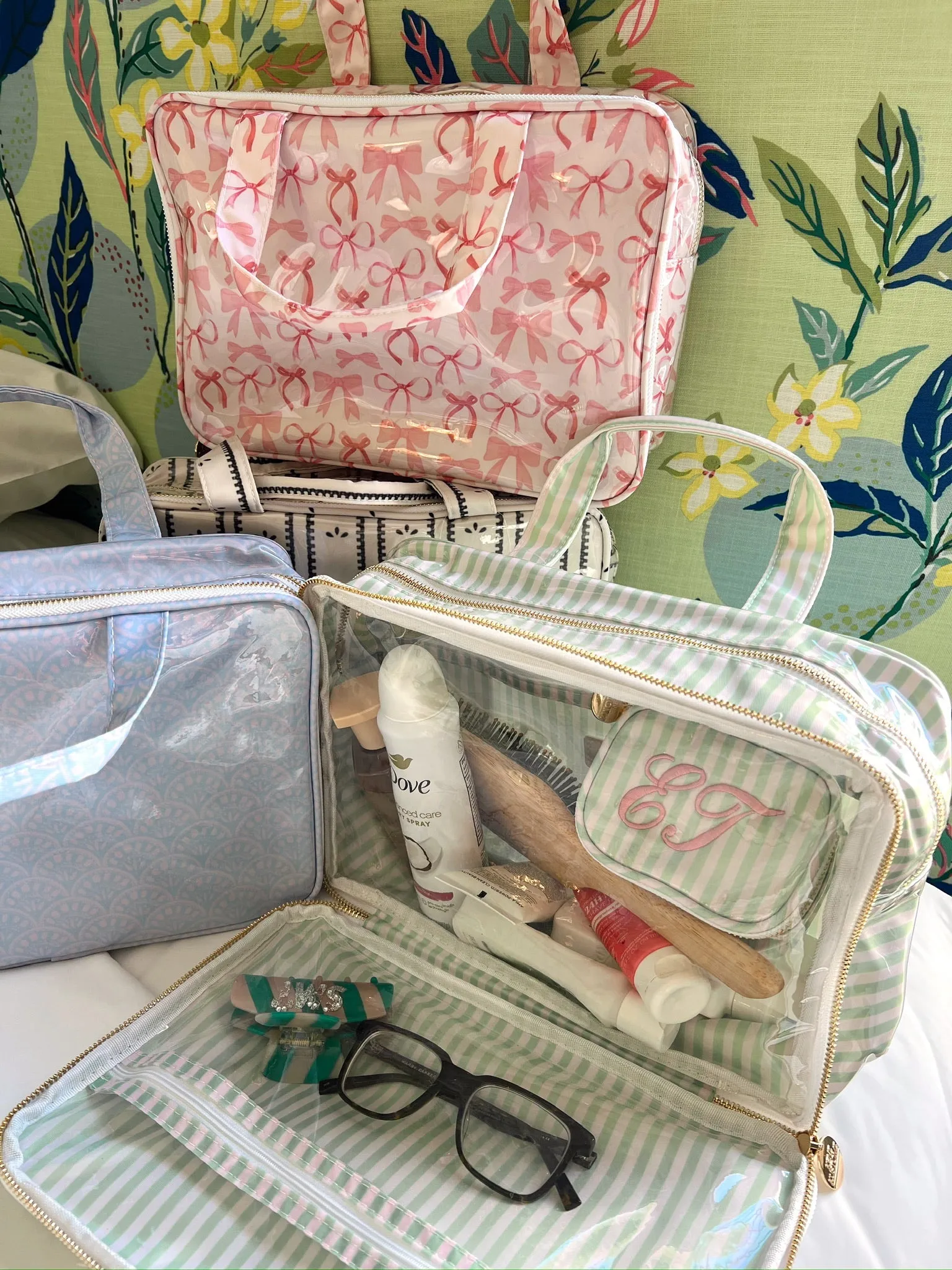 Clear Coat Toiletry Case by KenzKustomz sold by Beach Bunny