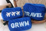 3 Planes - Royal Blue Velvet Medium sold by Beach Bunny