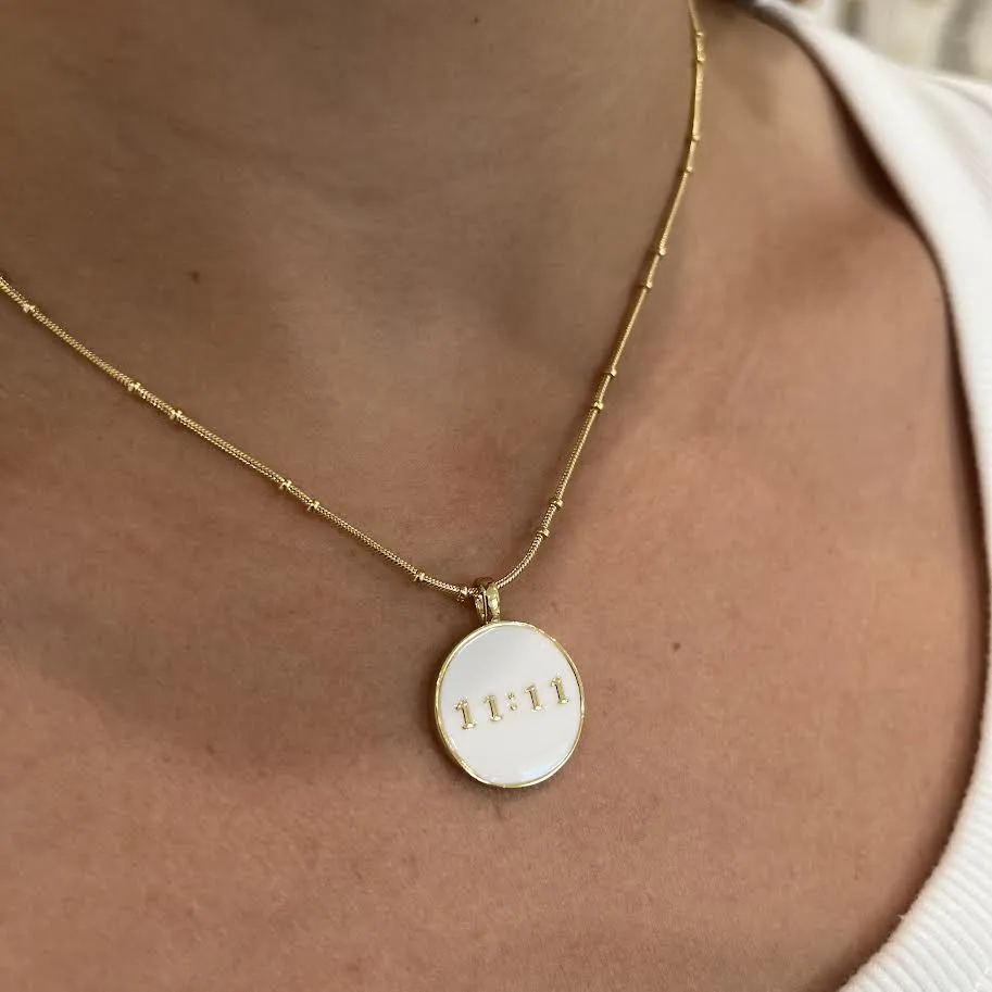 11:11 Necklace White sold by Beach Bunny product image thumbnail 2
