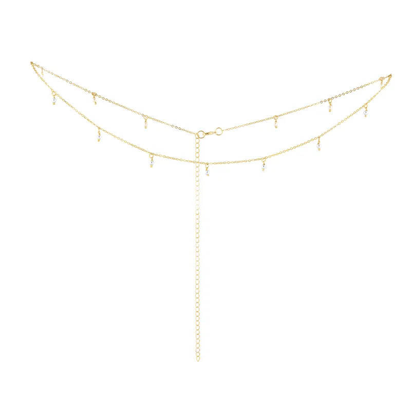 Alina Pearl Belly Chain sold by Beach Bunny