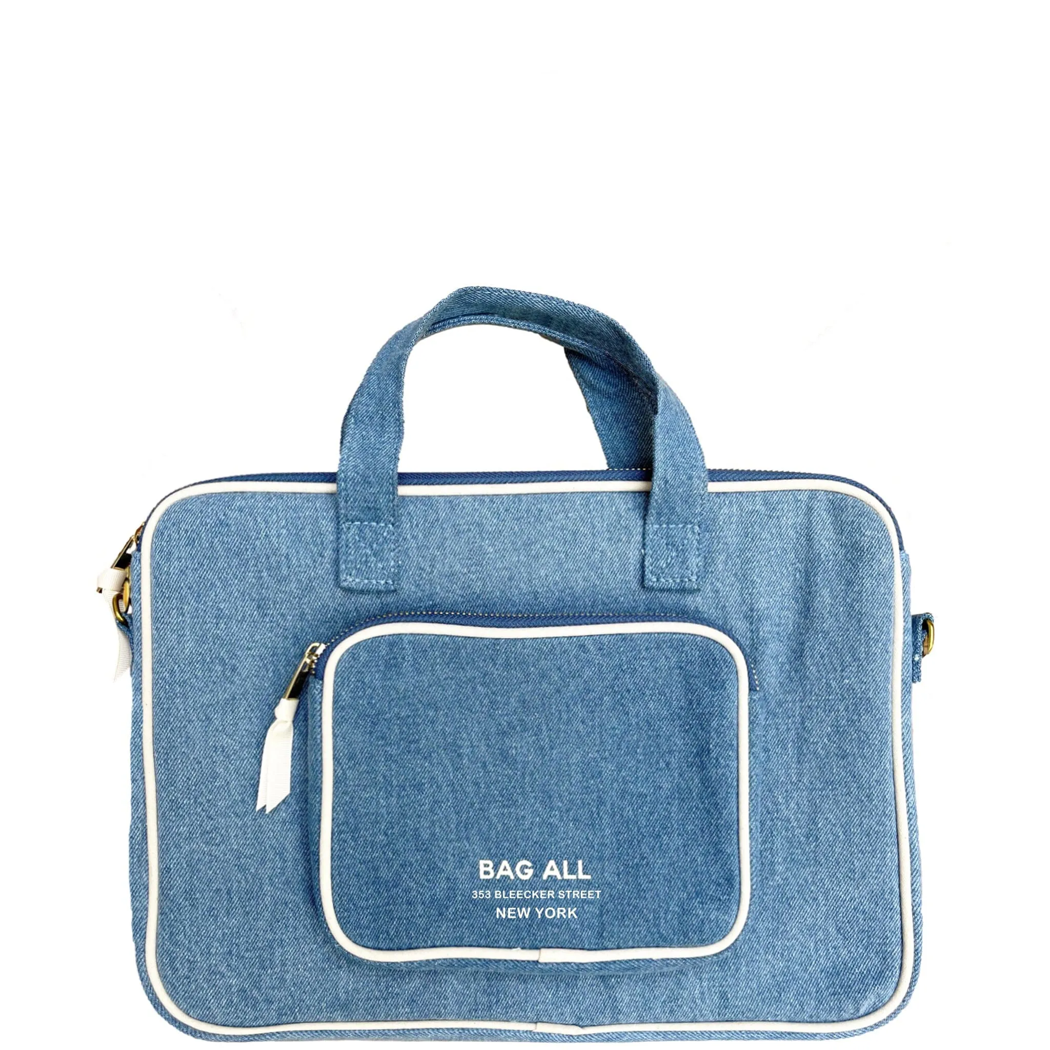 Laptop Case 13", Handle & Charger Pocket, Denim sold by Beach Bunny
