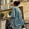 Laptop Case 13", Handle & Charger Pocket, Denim sold by Beach Bunny