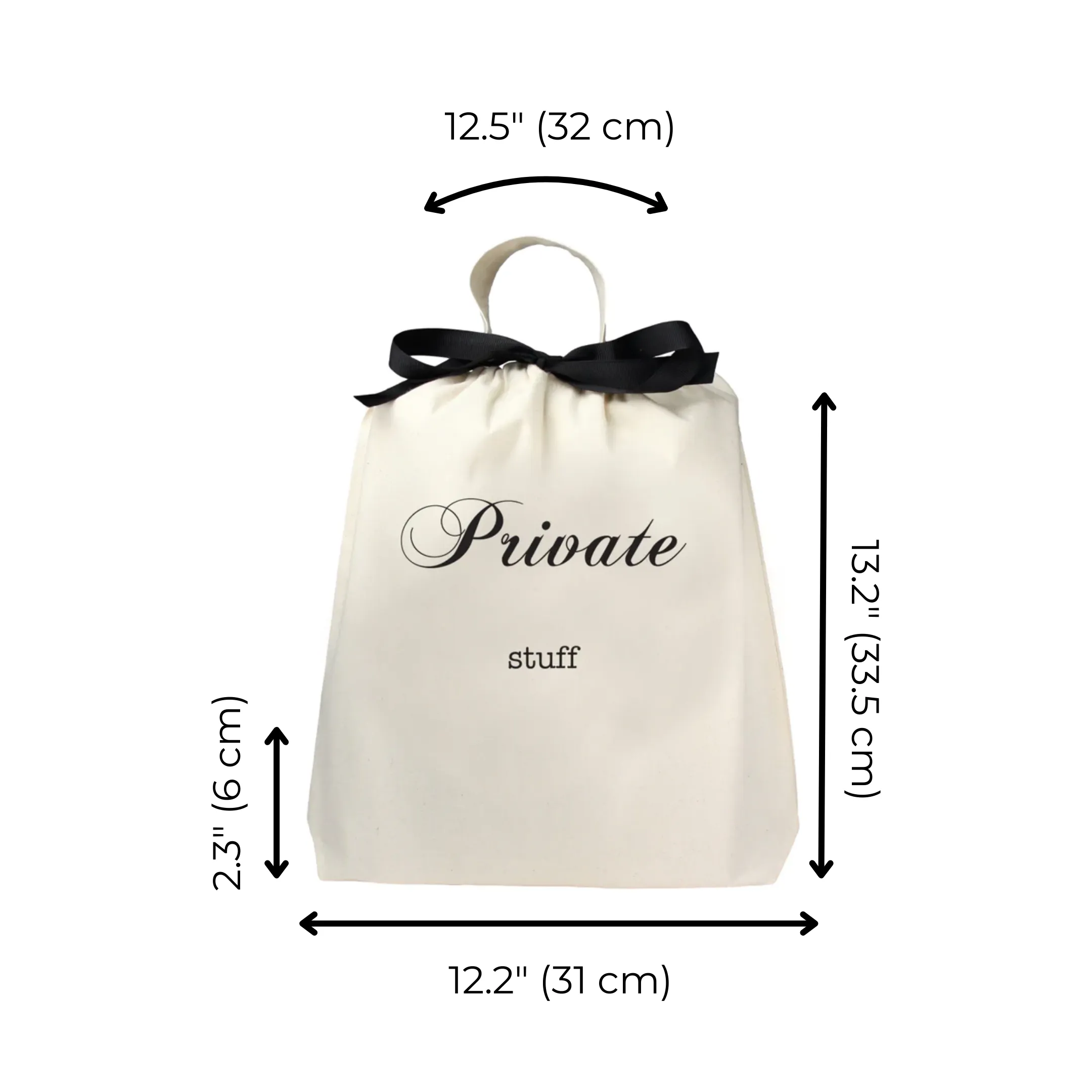 Private Stuff Large Bag, Cream sold by Beach Bunny product image thumbnail 3