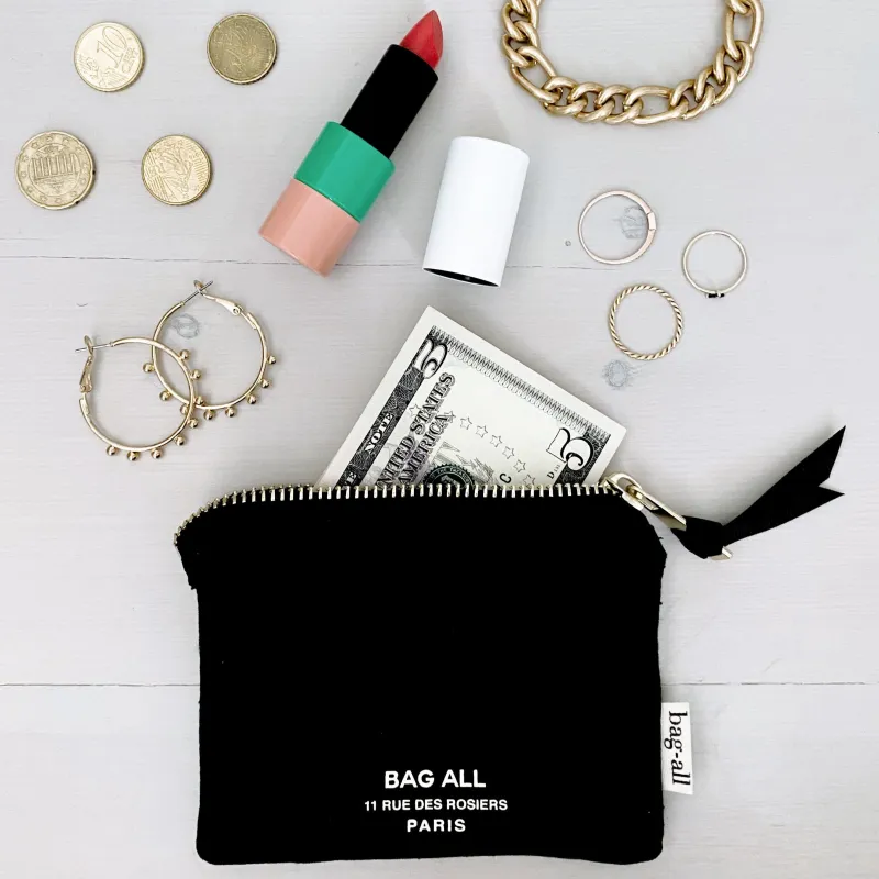 Mini Trinket Pouch, Black sold by Beach Bunny