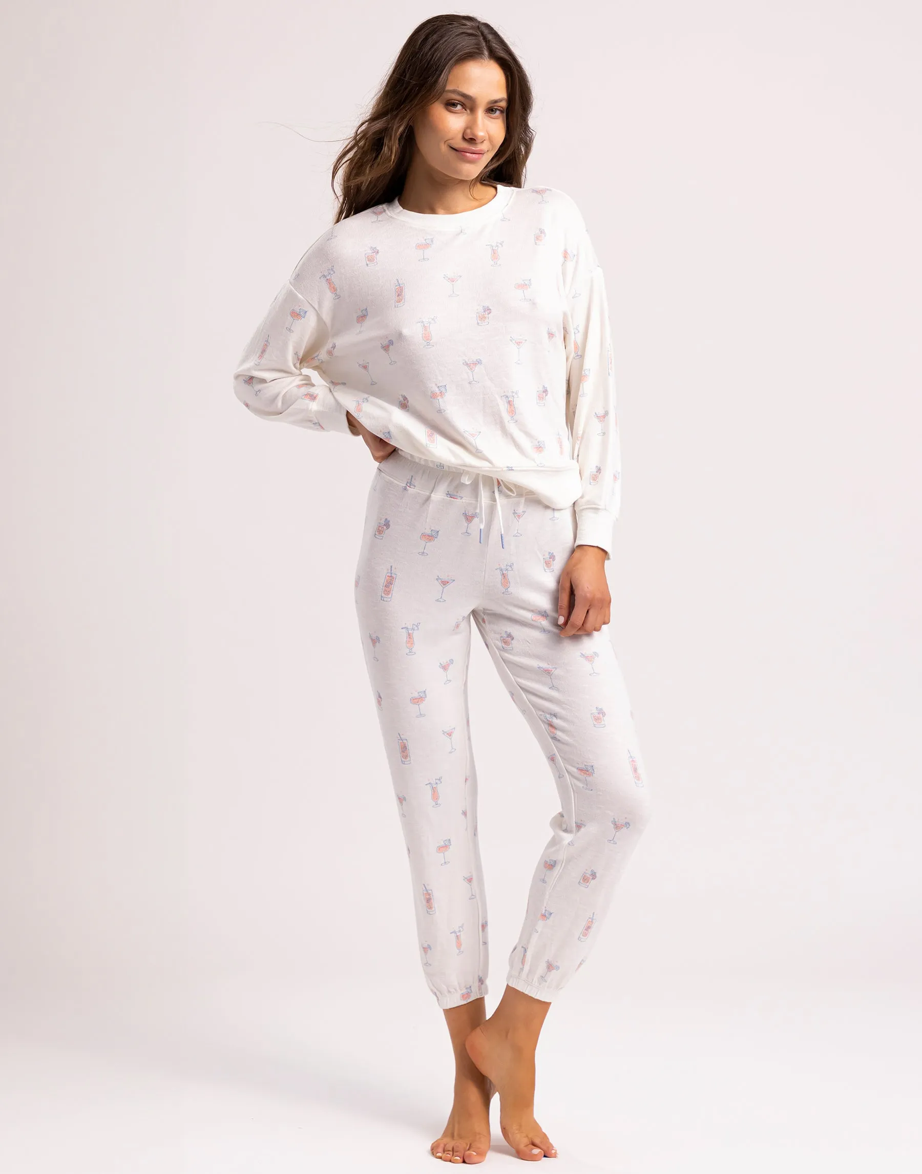 Ava Cocktails Jogger by Z Supply - Cloud Dancer sold by Beach Bunny product image thumbnail 5