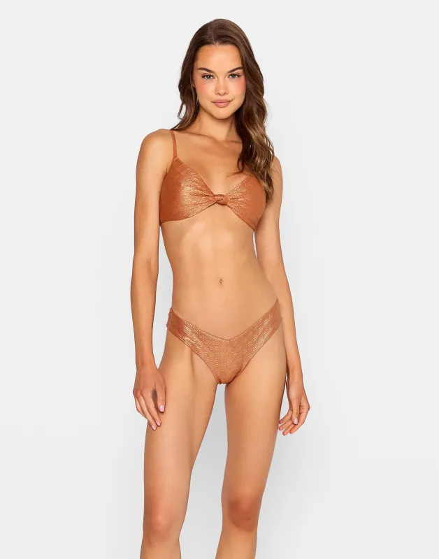 Cami Knot Top - Gold Diamond sold by Beach Bunny