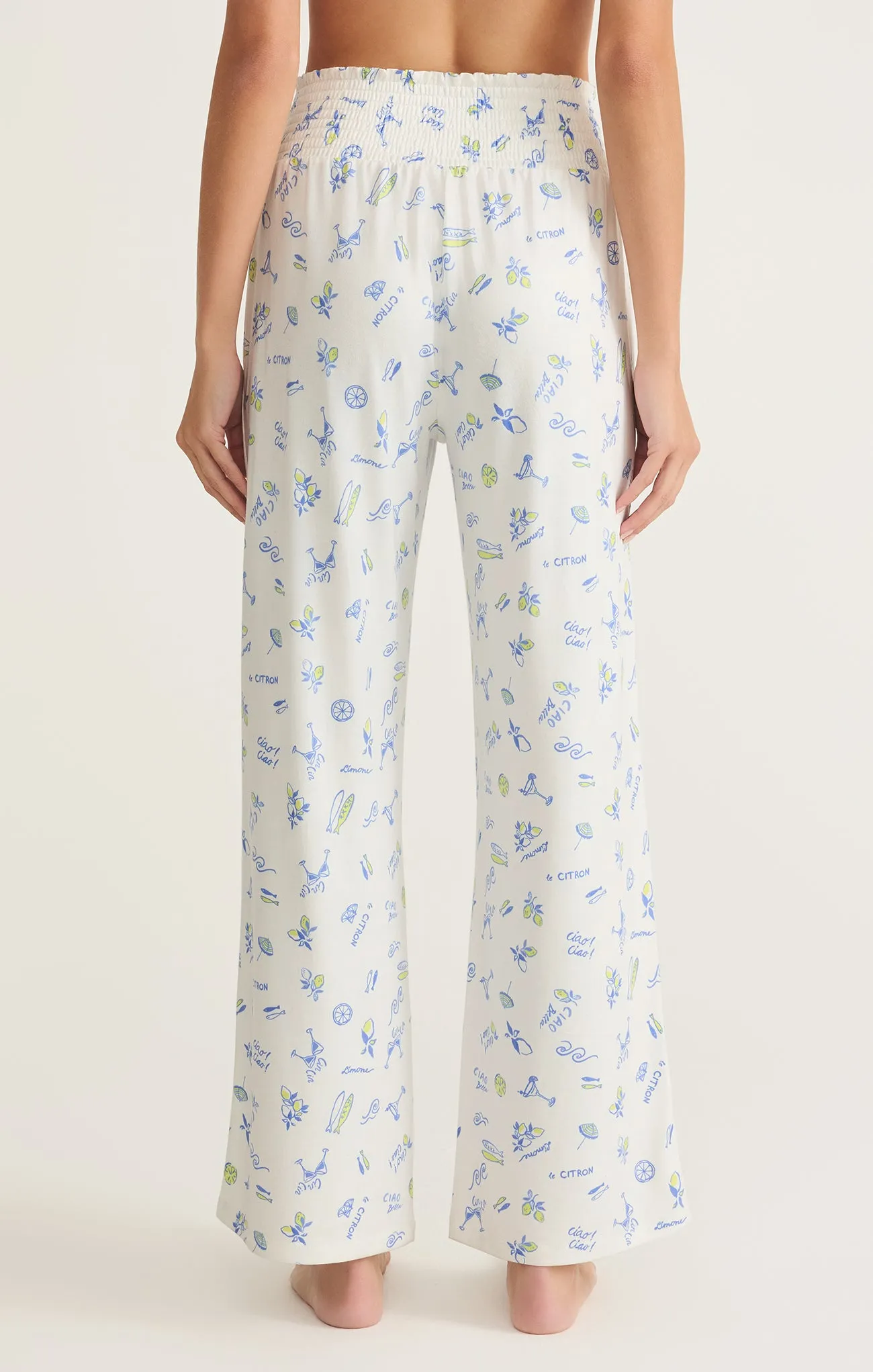 Dawn Citron Pant by Z Supply - White sold by Beach Bunny product image thumbnail 3