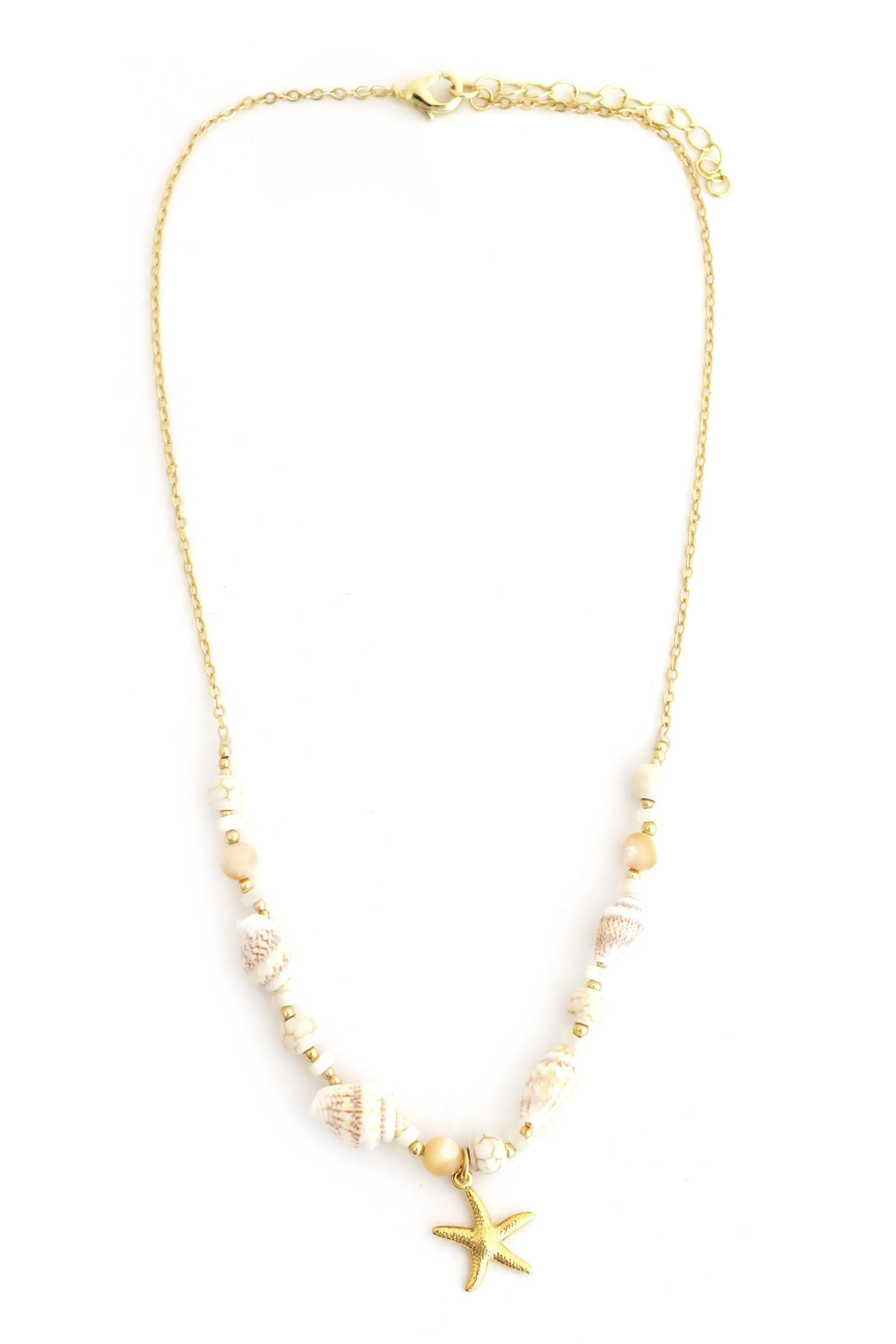 Beach Bliss Necklace by Pannee - Gold sold by Beach Bunny