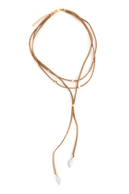 Desert Dusk Necklace by Pannee - Gold sold by Beach Bunny