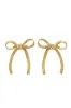 Delicate Knot Earrings by Pannee - Gold sold by Beach Bunny