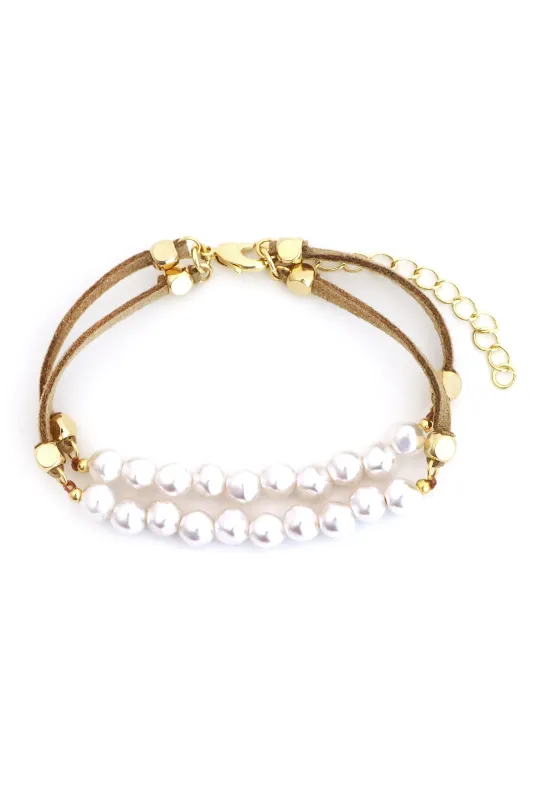 Golden Grace Bracelet by Pannee - Gold sold by Beach Bunny