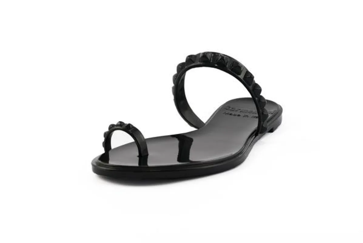 Maria Flat Sandal - Black sold by Beach Bunny