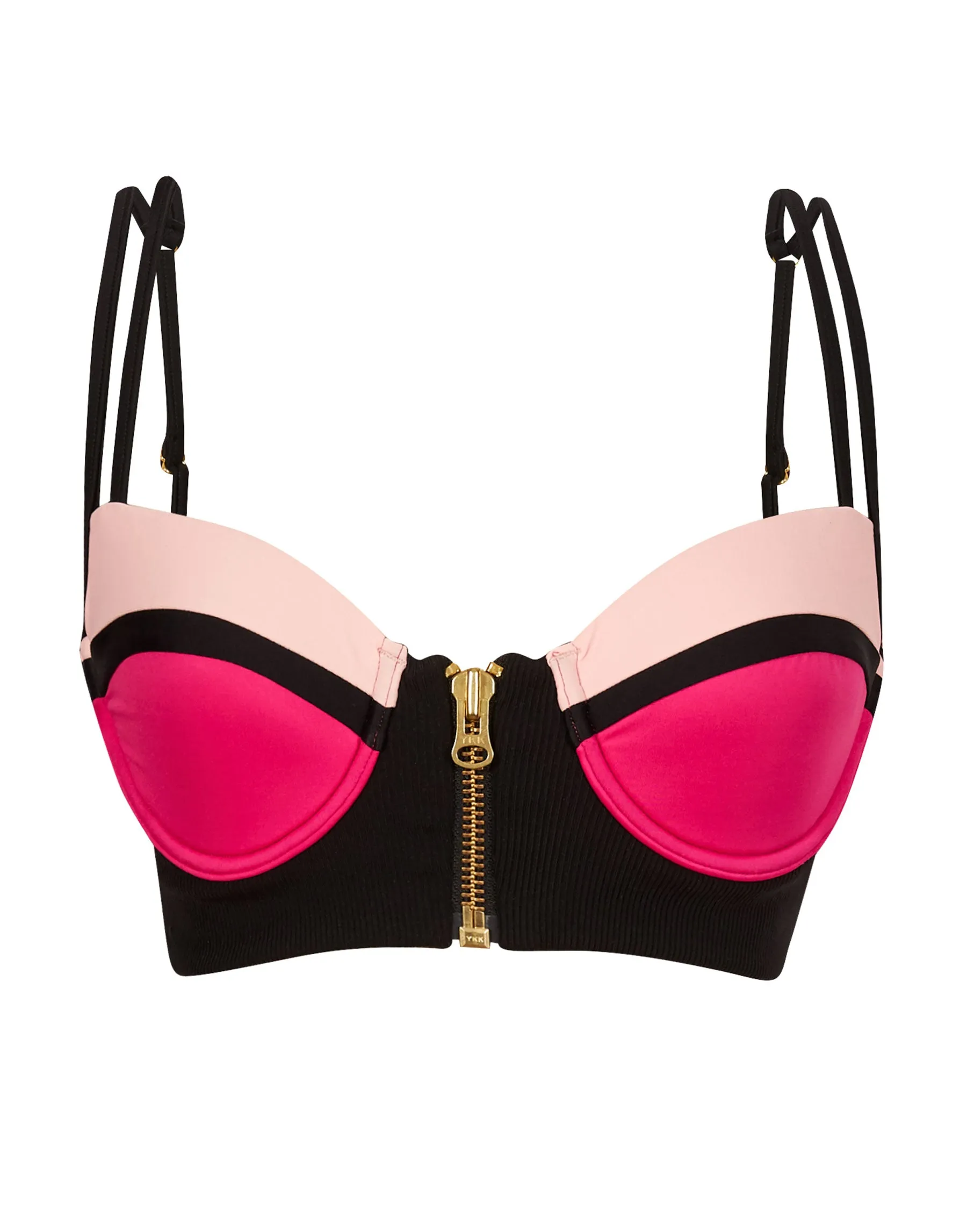 Endless Summer Push Up Top - Black/Cherry Blossom/Barbie sold by Beach Bunny product image thumbnail 3