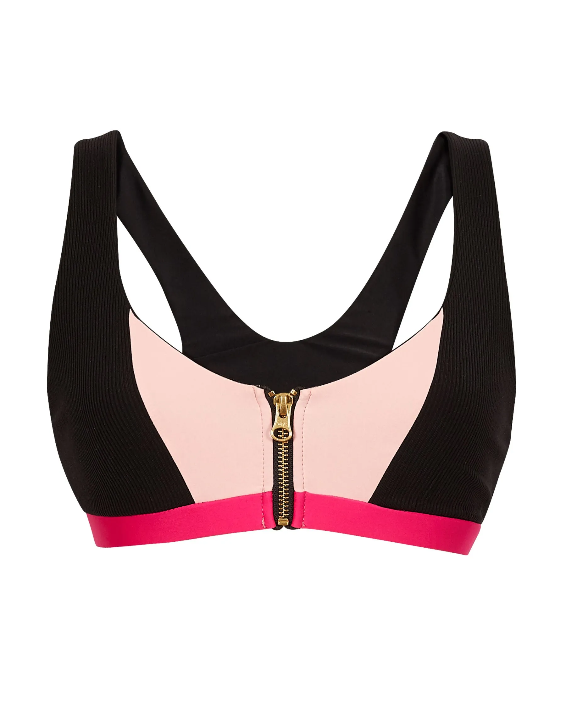 Endless Summer Bralette Top - Black/Cherry Blossom/Barbie sold by Beach Bunny product image thumbnail 3