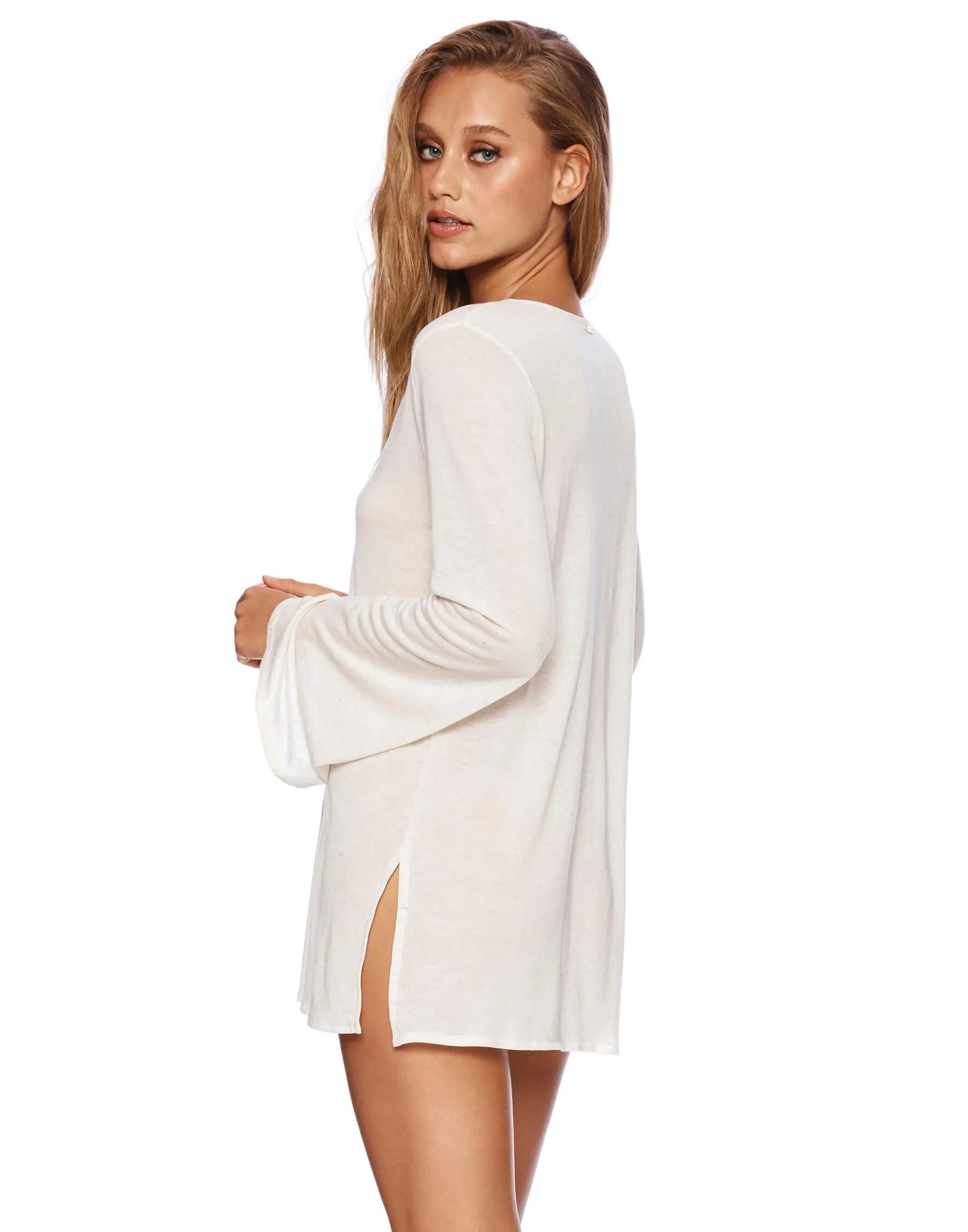 Gia Tunic - Oatmeal sold by Beach Bunny product image thumbnail 2