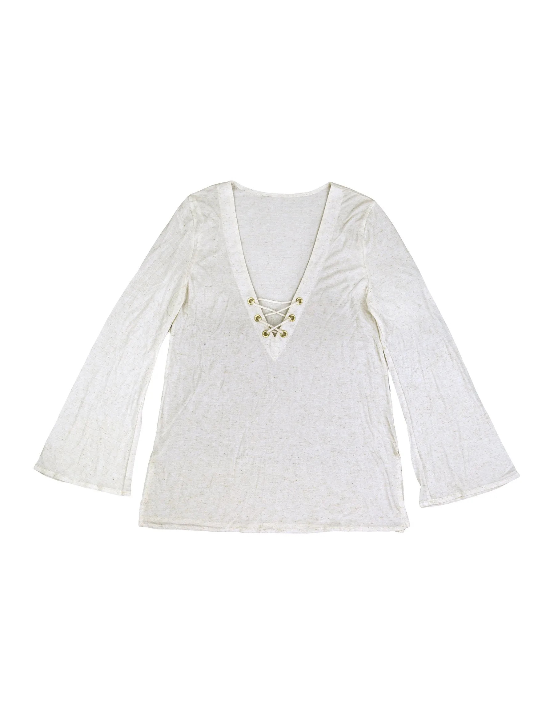 Gia Tunic - Oatmeal sold by Beach Bunny product image thumbnail 3