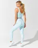 Isabella Legging - Aqua Leopard sold by Beach Bunny