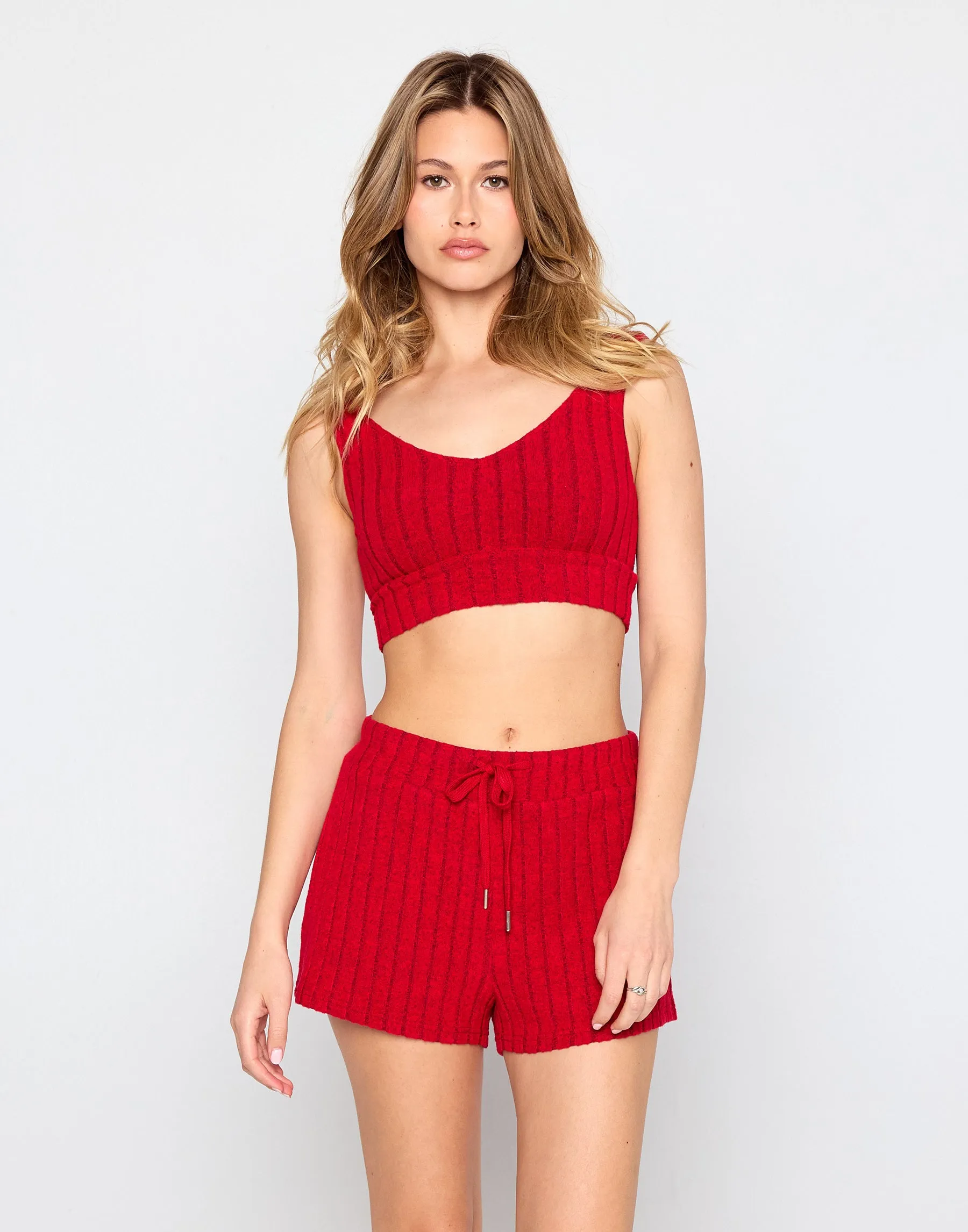 Mai Lounge Short - Red sold by Beach Bunny