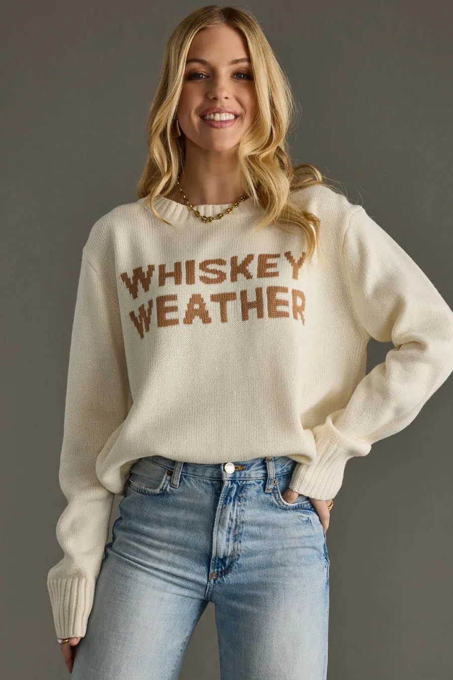 Whiskey Weather Sweater by Panache - Ivory sold by Beach Bunny