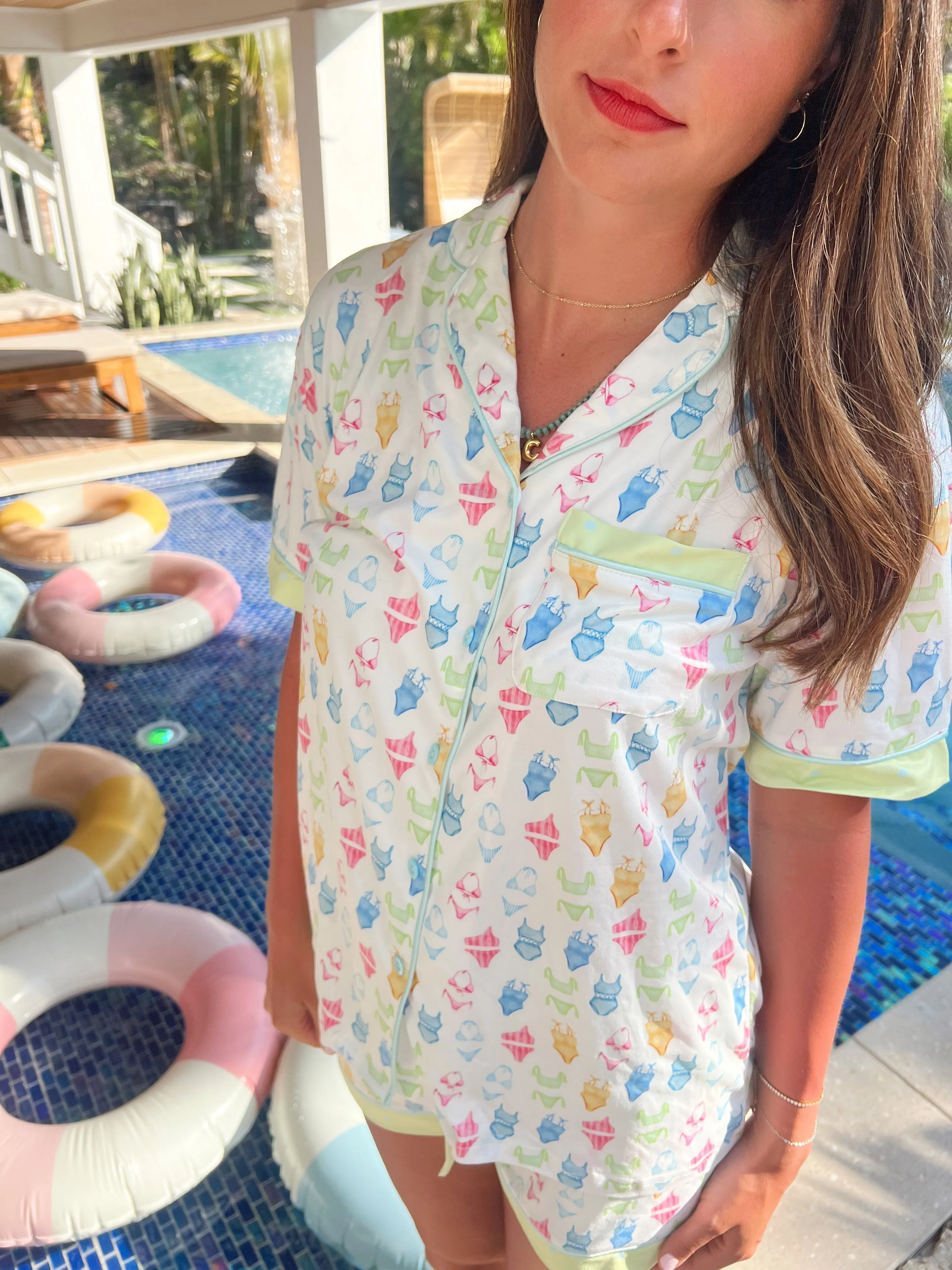 Bikinis - Short Sleeve Pajama Set sold by Beach Bunny product image thumbnail 2