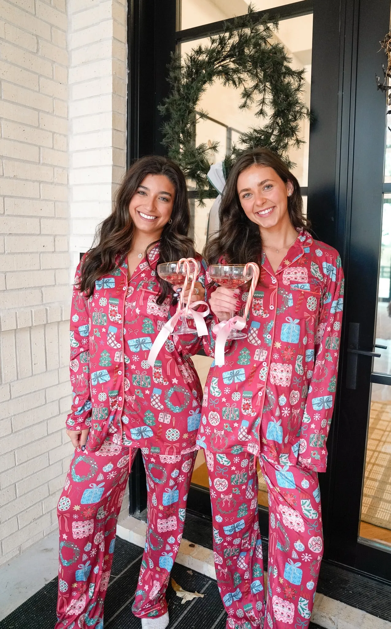 Whimsical Christmas - Long Pajama Set by KenzKustomz sold by Beach Bunny